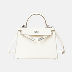 White (silver buckle)